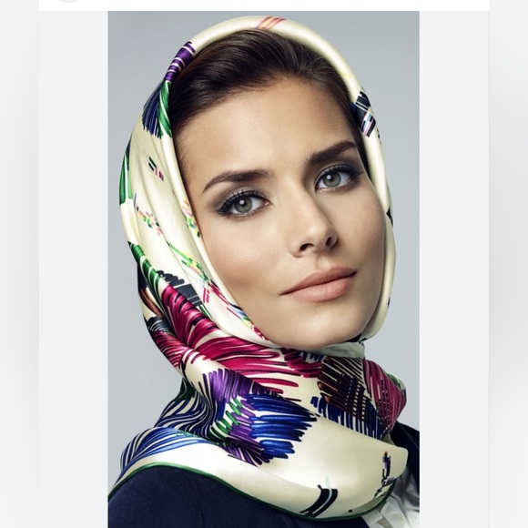 Hiroco Kapp Silk Scarf Japan - Picture 10 of 13